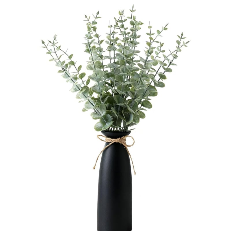Set de 20 frunze artificiale de eucalipt, frunze Money Leaves și frunze de eucalipt pentru decor de nuntă, decor de casă și buchete verzi