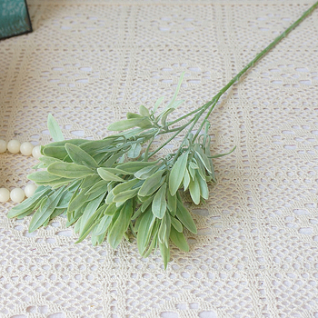 Ramură mică de măslin cu frunze, plantă artificială pentru decor interior, recuzită fotografică și decor floral de nuntă