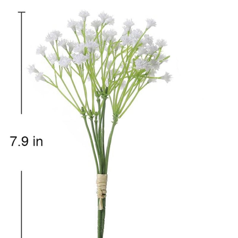 Trei flori artificiale din plastic cu motiv cer înstelat, pentru decor de nuntă, materiale de artă și buchet de mână