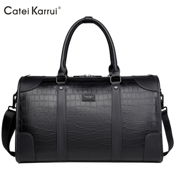 Unisex torba za putovanje u poslovno opuštenom stilu, velika kapaciteta 36–55 L, ručna ručka i crossbody remen, model 50023