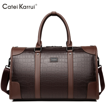 Unisex torba za putovanje u poslovno opuštenom stilu, velika kapaciteta 36–55 L, ručna ručka i crossbody remen, model 50023