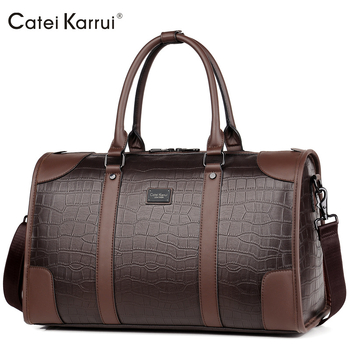 Unisex torba za putovanje u poslovno opuštenom stilu, velika kapaciteta 36–55 L, ručna ručka i crossbody remen, model 50023