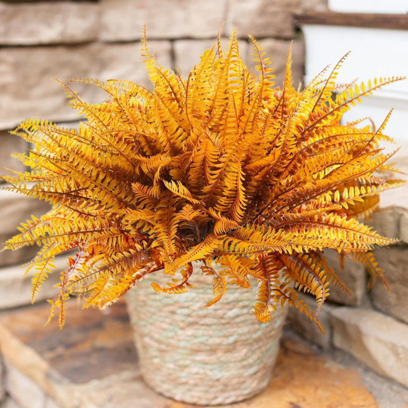 Buchet artificial cu frunze persane pentru aranjamente florale în exterior