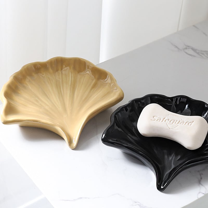 Sapunieră ceramică cu drenaj, pentru baie și spațiu de spălat, de înaltă calitate, montaj fără găuri