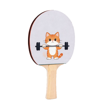 Fox UV ispis reketa za stolni tenis s profesionalnom pločom, horizontalni zahvat, DIY završni proizvod za učenike