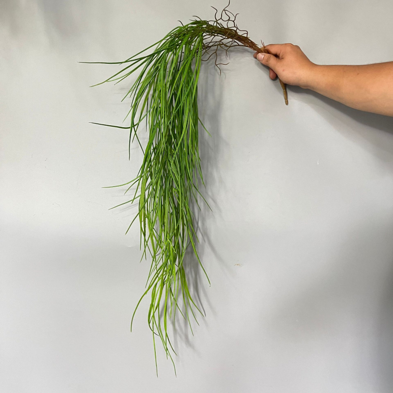 Plantă verde artificială agățată, cu viță de rattan, decor pentru pereții casei
