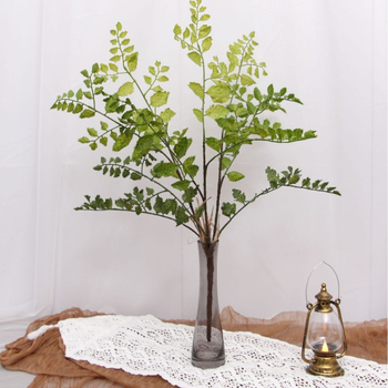 Jinfeng plantă artificială cu frunze de mentă, decor interior pentru casă și sufragerie