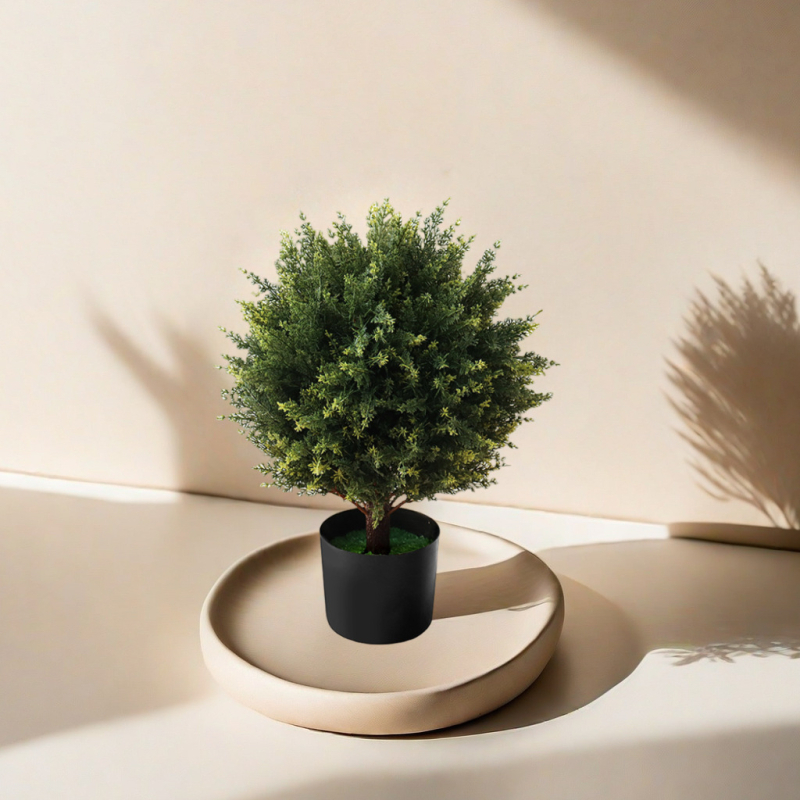 Bonsai artificial de chiparos pentru decor interior, recuzită pentru nunți și ședințe foto, înălțime 100-200 cm, culoare lavandă