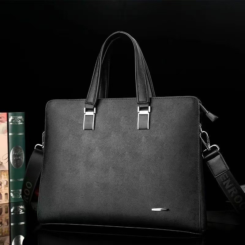 Muška crossbody torba za prijenosno računalo 15 inča, poslovna putovanja, horizontalni dizajn, velika kapaciteta, PVC