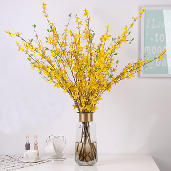 Flori de mătase artificiale pentru decor de primăvară, nuntă și decor interior