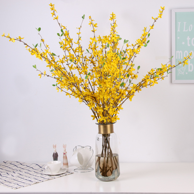 Flori de mătase artificiale pentru decor de primăvară, nuntă și decor interior