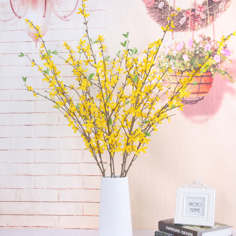 Flori de mătase artificiale pentru decor de primăvară, nuntă și decor interior