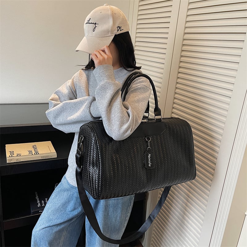 PU kožna putna torba, velika kapaciteta, preko ramena/ručna torba za putovanja i sport, unisex
