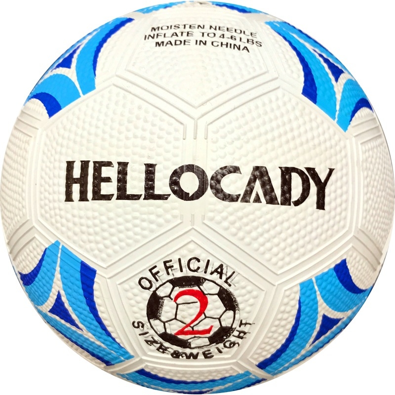 Gumena futbalska lopta s hrapavom površinom, veličine 1–5, za djecu i mlade, s tiskanim logom