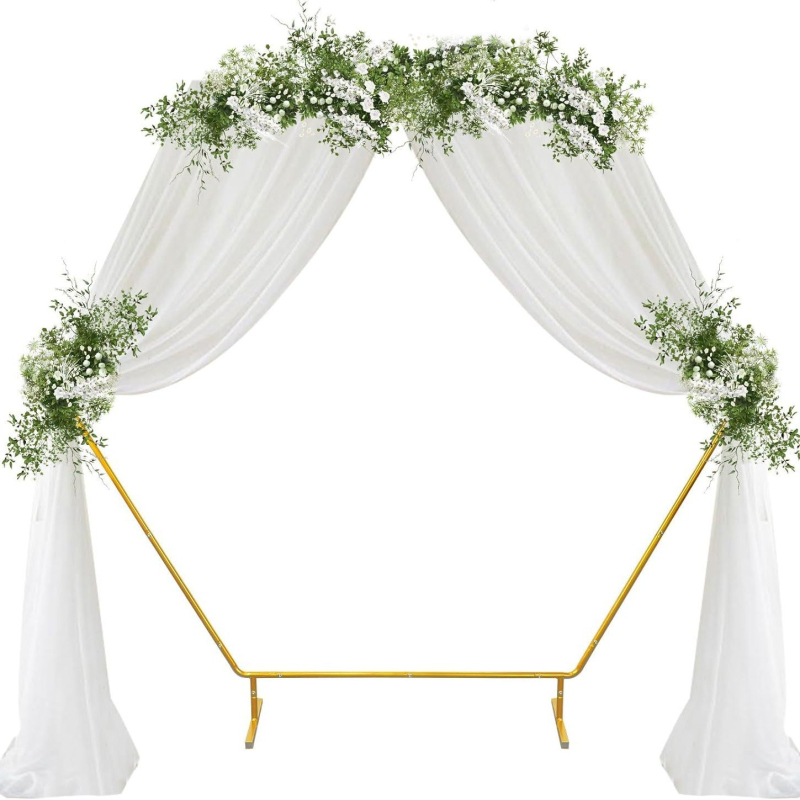 Arc de baloane în formă de inimă, cadru din fier, accesorii de nuntă și decor pentru petreceri și Ziua Îndrăgostiților.