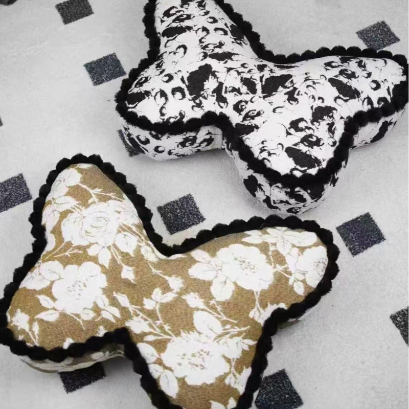Perna decorativă cu formă de fluture, retro, pentru canapea, decor sufrageria, cu umplutură inclusă.