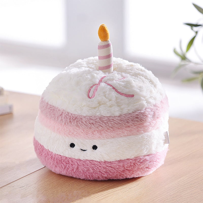Plišani jastuk u obliku rođendanske torte, slatka djevojačka lutka za opuštanje, jastuk za odmor u uredu