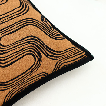 Huse de pernă pentru canapea, în stil modern minimalist, din țesătură jacquard din amestec, aspect luxos