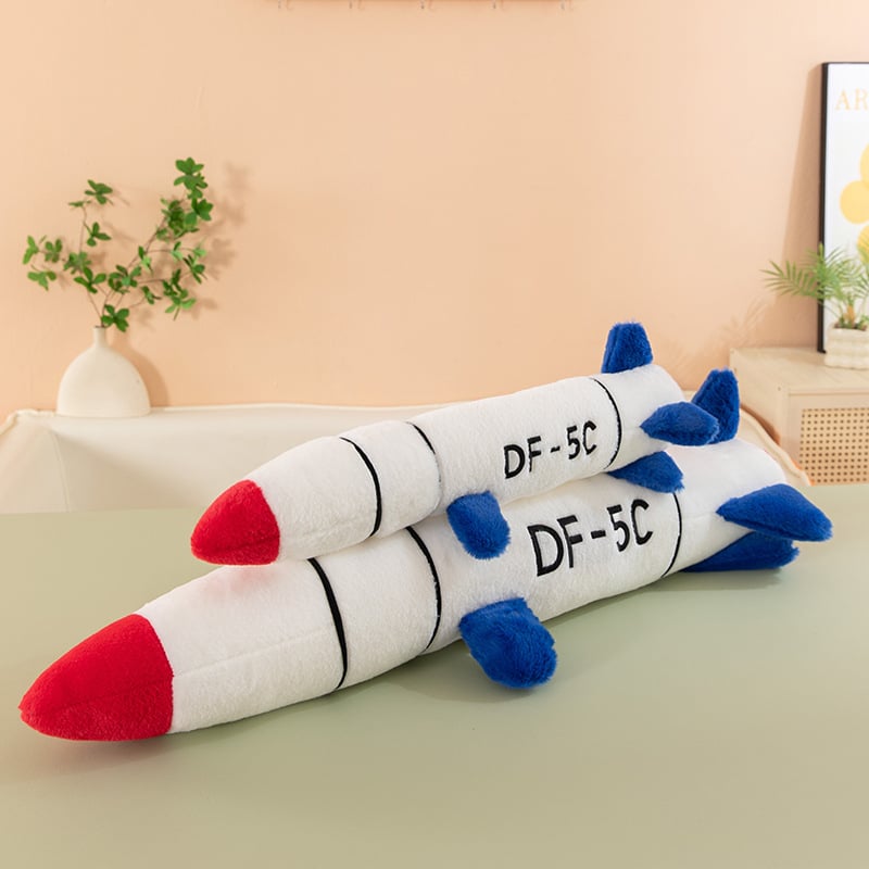 Jastuk u obliku rakete, dugački plišani pratitelj za spavanje, vrhunska pliš igračka