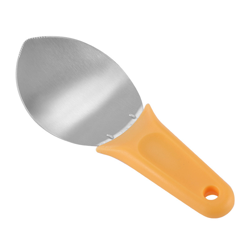 Instrument pentru fructe: lingură-despărțitor pentru mango și tăietor de fructe pentru mango, pepene și avocado — oțel inoxidabil