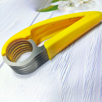 Feliator din oțel inoxidabil pentru banane și fructe, tăietor pentru șuncă și cârnat, ustensilă de bucătărie