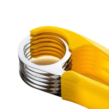 Tăietor de banane și tăietor de fructe cu tăietor inelar – farfurie de salată pentru bucătărie