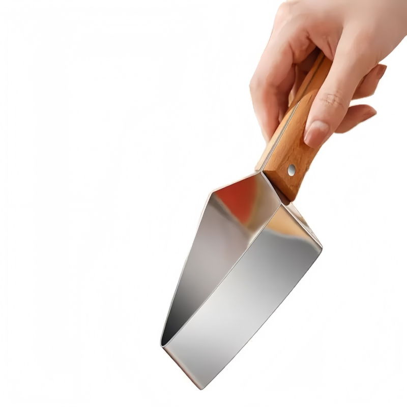 Cuțit din oțel inoxidabil pentru pepene și pepene galben, tăietor triunghiular pentru fructe