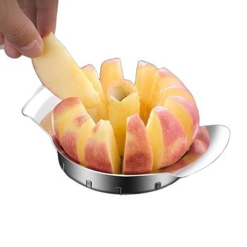 Desțărător de mere din oțel inoxidabil pentru uz casnic, instrument de tăiere a fructelor, îndepărtător de miez de măr, separator multifuncțional de fructe, versiune întărită