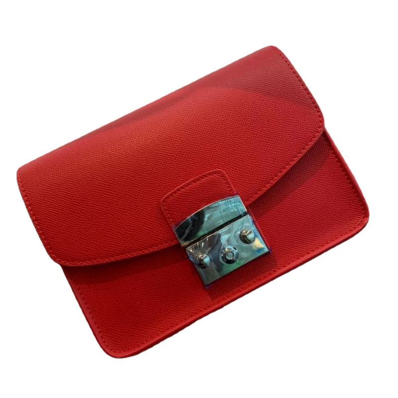 Fujia Mala kvadratna torbica s lancem, crossbody i ručna torba, PU materijal, ženska torbica u jednobojnoj boji