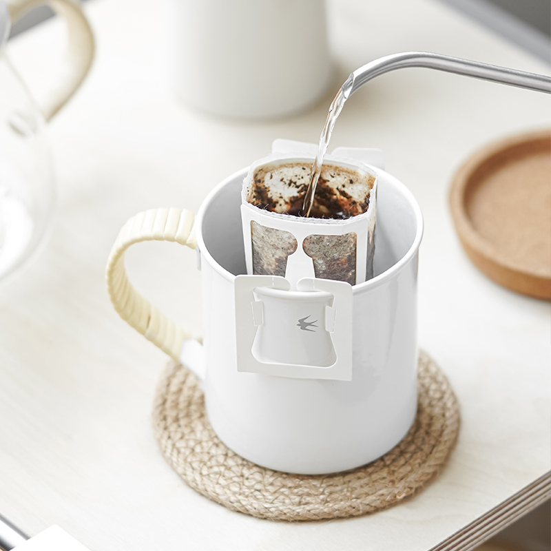 Filtru de cafea din hârtie pentru preparare acasă, cafea măcinată, ambalaj sigilat de unică folosință