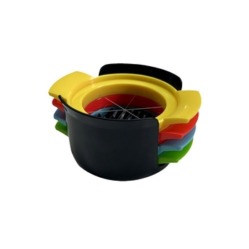 Slicer de ouă din oțel inoxidabil, multifuncțional, pentru uz casnic, cu divizor de ouă
