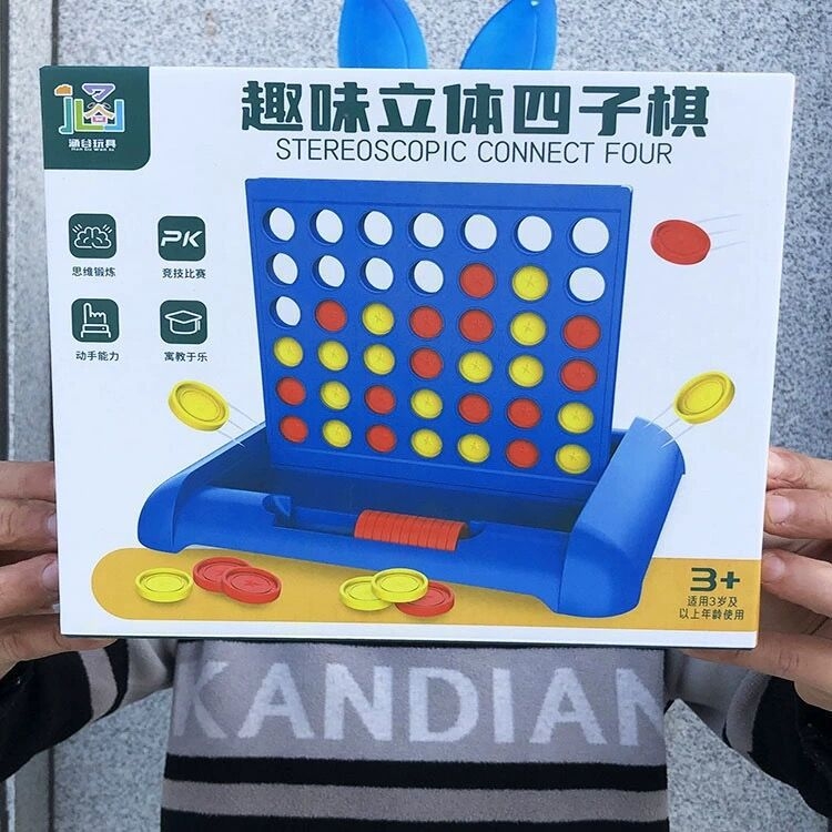 3D Connect Four društvena igra za djecu i obitelj