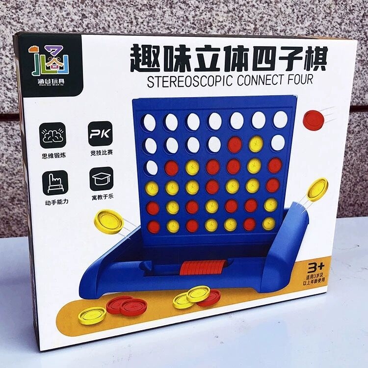 3D Connect Four društvena igra za djecu i obitelj