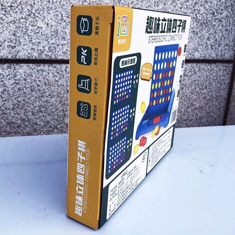3D Connect Four društvena igra za djecu i obitelj