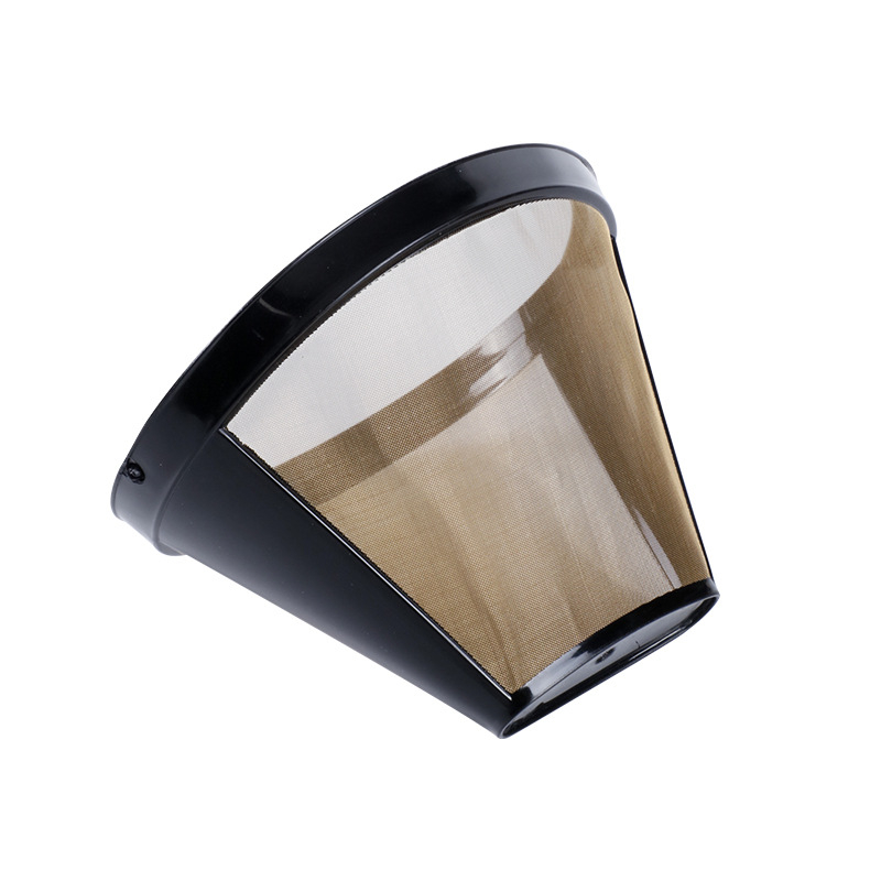 Filtru de cafea din oțel inoxidabil pentru pour-over, filtru metalic reutilizabil, fără filtru de hârtie