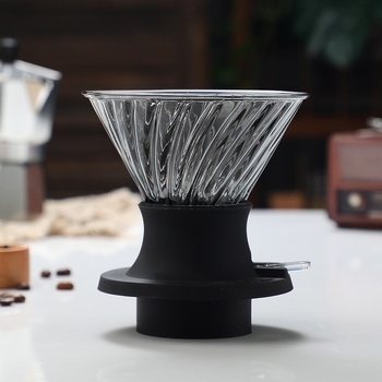 Set personalizat de filtre pentru cafea V60, cu cești din sticlă și ceașcă inteligentă