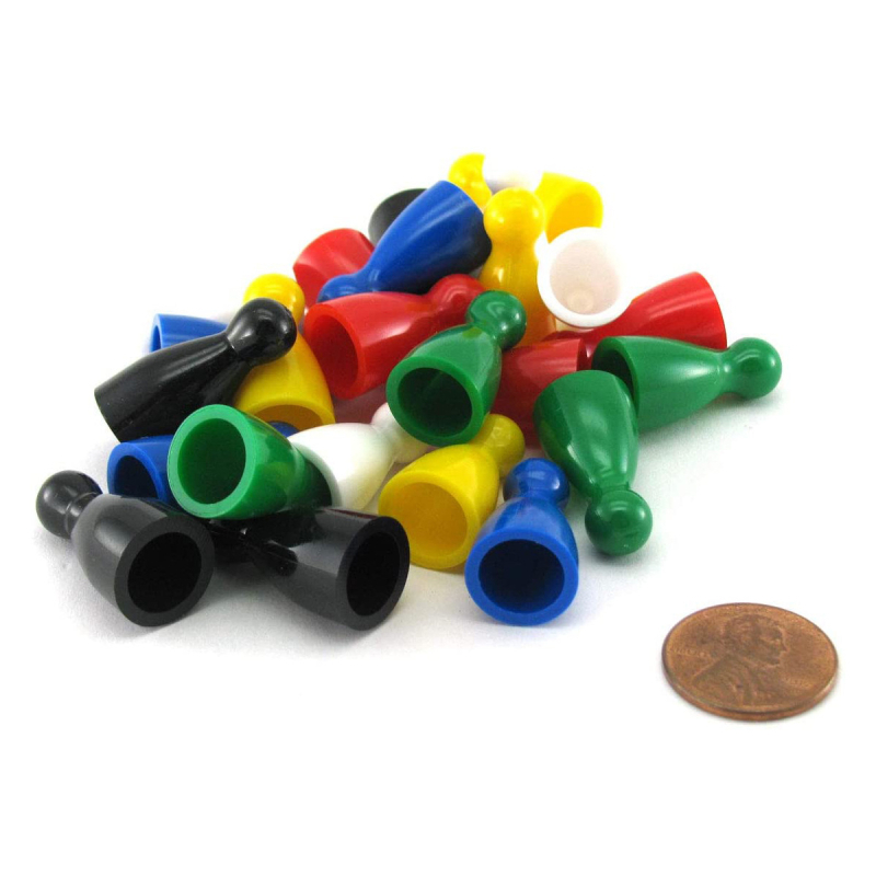 Plastični set figurica za dječje društvene igre, šarene male figure za stolne igre