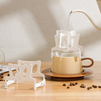 Suport pliabil pentru filtru de cafea pentru infuzie — stand portabil pentru exterior, rezistent la căldură