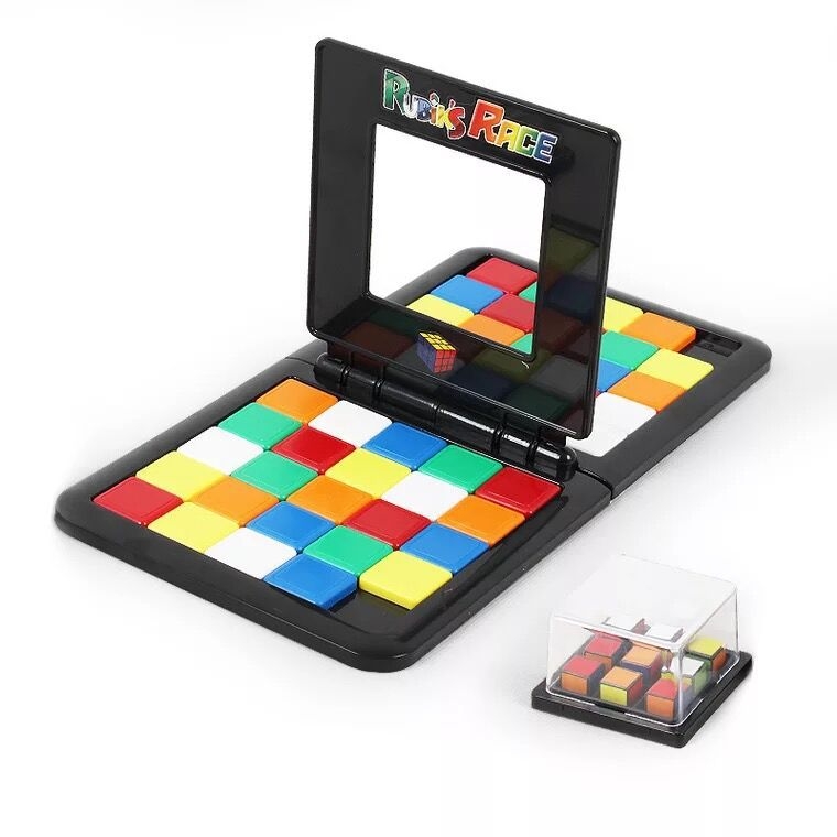 Igra za dva igrača: Rubikov kub-stil boje i brojčani puzzle – obiteljska društvena igra