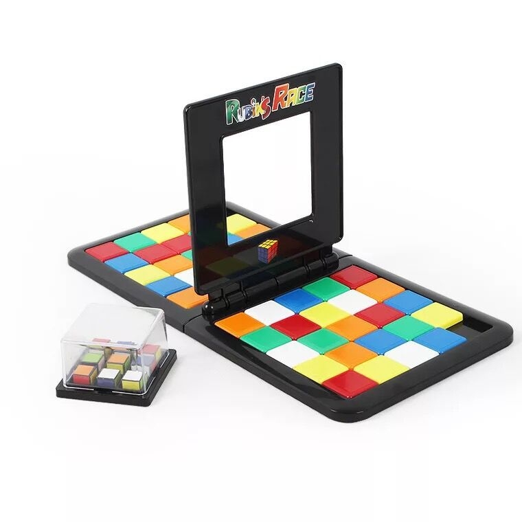 Igra za dva igrača: Rubikov kub-stil boje i brojčani puzzle – obiteljska društvena igra