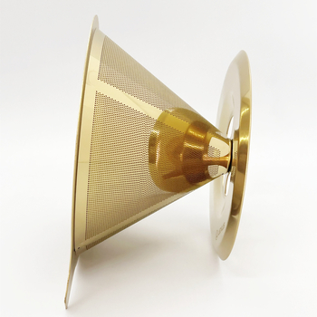 Filtru de cafea din oțel inoxidabil 304, cu dublu strat, pentru pour-over, fără filtre de hârtie