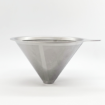 Filtru de cafea din oțel inoxidabil 304, cu dublu strat, pentru pour-over, fără filtre de hârtie