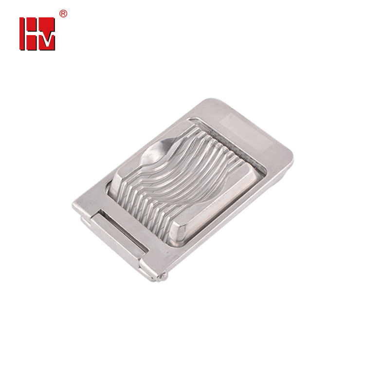 Feliator de ouă pătrat din aluminiu, cu fir din oțel inoxidabil 304 – unealtă creativă de bucătărie pentru felierea ouălor și a legumelor