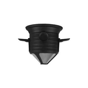 Filtru de cafea din oțel inoxidabil, mare, portabil, pliabil, cu sită – pentru preparare prin turnare, fără filtru de hârtie