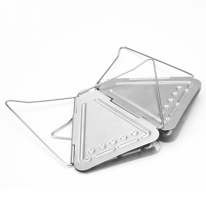 Suport pentru cafea pour-over din oțel inoxidabil 304, portabil, pliabil, filtru mini pentru camping în aer liber