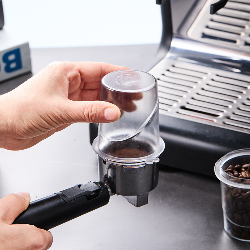 Recipient de înaltă capacitate pentru praf de cafea, mâner italian de 58 mm, ceașcă aromatică și filtru pentru uz casnic