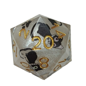 16 mm kocke od smole za Dungeons & Dragons RPG stolnu igru – prilagodljive