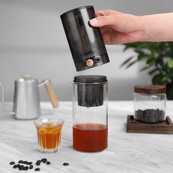 Cană pentru cafea cu picurare rece, utilizare casnică, debit reglabil, filtru pentru cold brew
