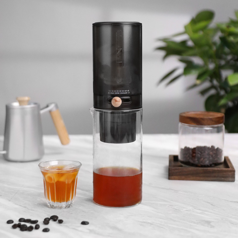 Cană pentru cafea cu picurare rece, utilizare casnică, debit reglabil, filtru pentru cold brew
