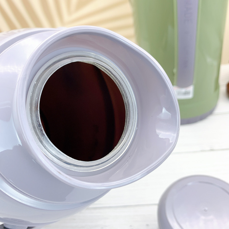 Termos casnic din plastic, capacitate 3,2 L, potrivit pentru cămine studențești, liner interior izolat